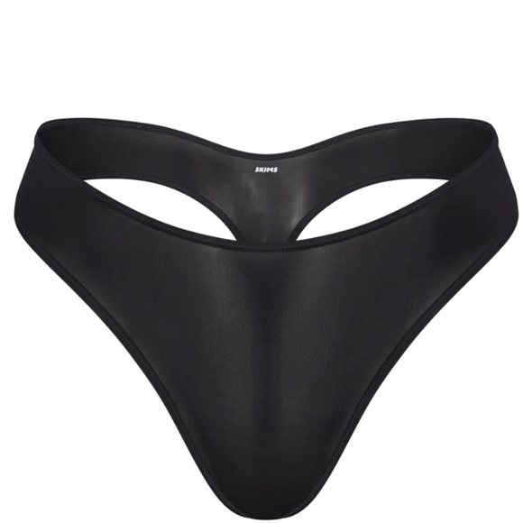 2pcs SKIMS JELLY SHEER DIPPED THONG/ ONYX/NWT - Picture 11 of 11